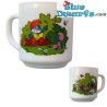 Schlumpf Tasse - Retro - Keramik - +/-7x9cm