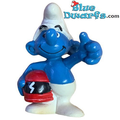 PROMO: Smurf with helmet - Schleich - 5,5cm