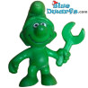 2.0012: Monteur smurf (knutselsmurf) - Groen - Schleich - 5,5cm