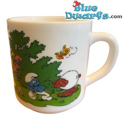 Vintage Smurf mug - Ceramic - +/-7x9cm