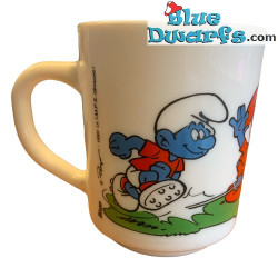 Schlumpf Tasse - Retro - Keramik - +/-7x9cm