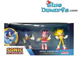Sonic the Hedgehog - playset - 3 figurines - Comansi - 8cm