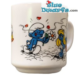 Vintage Smurf mug - Greedy is angry - Ceramic - +/-7x9cm
