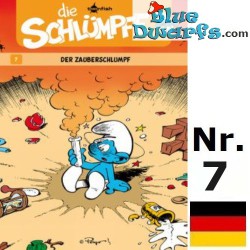 Cómic Los Pitufos - Die Schlümpfe 7 - Der Zauberschlumpf - Hardcover alemán