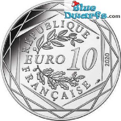 Smurfenmunt - Dichter smurf - 10 euro -  La Monnaie de Paris - 2020