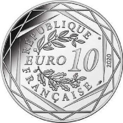 Le Schtroumpf Docteur - 1 pièces de monnaie/ Les schtroumpfs - 10 euro -  La Monnaie de Paris - 2020
