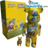 Angry Smurf - BE@RBRICK - 100% & 400% - 13cm x 7cm x 28cm