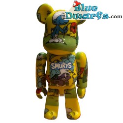 Angry Smurf - BE@RBRICK - 100% & 400% - 13cm x 7cm x 28cm