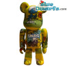 Puffo nero - BE@RBRICK - 100% & 400% - 13cm x 7cm x 28cm
