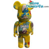 Puffo nero - BE@RBRICK - 100% & 400% - 13cm x 7cm x 28cm