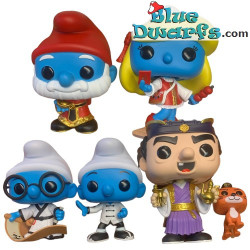 5x Funko Pop! Asia Cartoons – Set de los Pitufos (2023) – Embalaje original