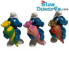 20220: Pitufo con cono sorpresa rosa - Schleich - 5,5cm