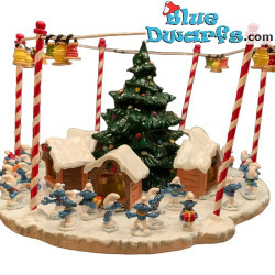 The Smurfs and the Christmas market – Pixi metal collector’s scene – 2023