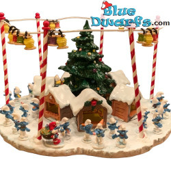 De Smurfen en de kerstmarkt - Pixi metalen verzamelscene - 2023