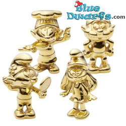 Papa Smurf - Golden Smurfs - Skultuna - 55mm