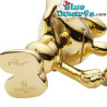 Puffi d'Oro - Set di 4 puffi - Skultuna - 55mm
