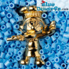 Smulsmurf - Gouden Smurfen - Skultuna - 55mm
