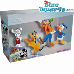 Donald Duck, Mickey Maus, Pluto und Goofy +/- 7cm (Bullyland)