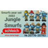 20776- 20783: 2016 Safari Schlümpfe 8 Stuck - Schleich - 5,5cm