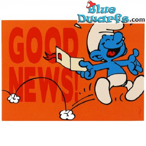 Tarjeta postal:  'Good news!' (15 x 10,5 cm)