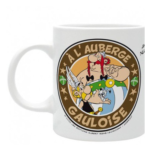 Asterix und Obelix Tasse -  l'Auberge Gauloise - 12x8x10cm - 0,32L