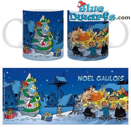 Asterix et Obelix Tasse - Weihnachten in Gauloise  - 12x8x10cm - 0,32L