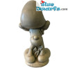 Grote smurf standbeeld / Tuinbeeld  - Gietsteen - 41x21x23 cm / 11 kilo