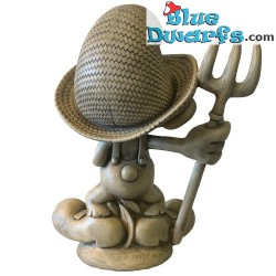 Farmer Smurf - Stone cast - 42x35x24  cm / 13 kilo