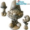 3 Estatuas de piedra fundida - Los pitufos - 41x21x23 cm / 11 kilo