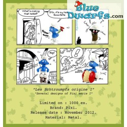 pixi06438: Papa Smurf with book (Pixi Origine 1, 2012)