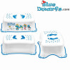 Taburete con superficie antideslizante - Los pitufos - 415x300x145mm