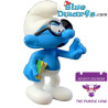 Brilsmurf - Smurfen Speelfiguurtje - The Purple Cow - 6cm