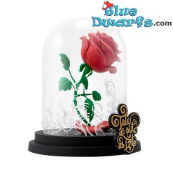 Beauty and the Beast  - Enchanted Rose under Glass Dome - Disney - 12 cm
