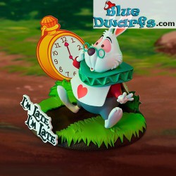 White Rabbit - Alice in Wonderland Figurine - I'm Late, I'm Late - Disney - 10cm