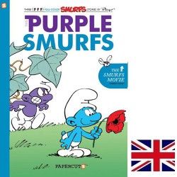 Stripboek van de Smurfen - Engelstalig - Purple Smurf - Hardcover