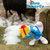Lolsmurf met cadeautje - Smurfen Speelfiguurtje - The Purple Cow - 6cm