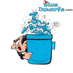 Gargamel vangt de smurfen -  smurf Smurfen T-shirt (Maat XS)