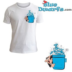 Gargamel and the smurfs -  smurf T-shirt - Size XL