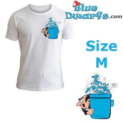 Gargamel vangt de smurfen -  smurf Smurfen T-shirt (Maat M)