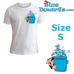 Gargamel vangt de smurfen -  smurf Smurfen T-shirt (Maat S)