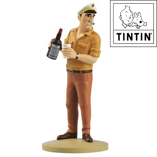 Tintin Statue - Allan teasing Haddock - Moulinsart