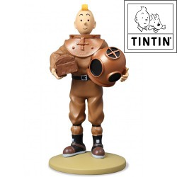 Statuetta Tintin - Tintin en traje de buceo - Moulinsart