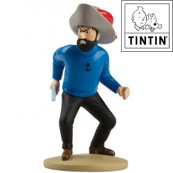 Statuette Tintin - Haddock en Hadoque - Moulinsart
