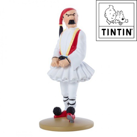 Statuette Tintin - Dupont Syldavie - Moulinsart