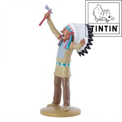 Statue tintin - The Great American Indian Chief - Moulinsart - 2023