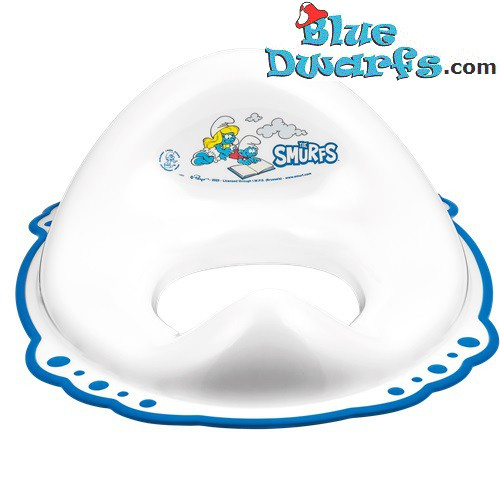 Sedile per WC a 2 componenti - dei Puffi - Da 18 mesi -Per bambini -31x39x16cm