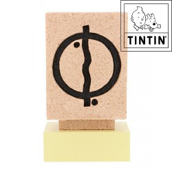 Il segno Kih-Oskh - Il museo immaginario - Statua in resina - Tintin e Milou- Tintinimaginatio - 24,5cm