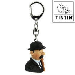Buste Dupont - porte-clés - Tintin  Moulinsart - Moulinsart - 4 cm