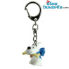 Snowy with bone and blue bow - Tintin Figurine - 4,5 cm
