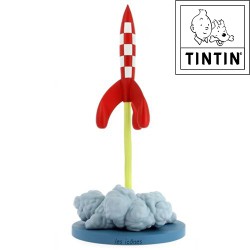 Cohete de la luna- Figura Resina de Tintin - Estatua de Resina - Los Iconos / Les Icônes